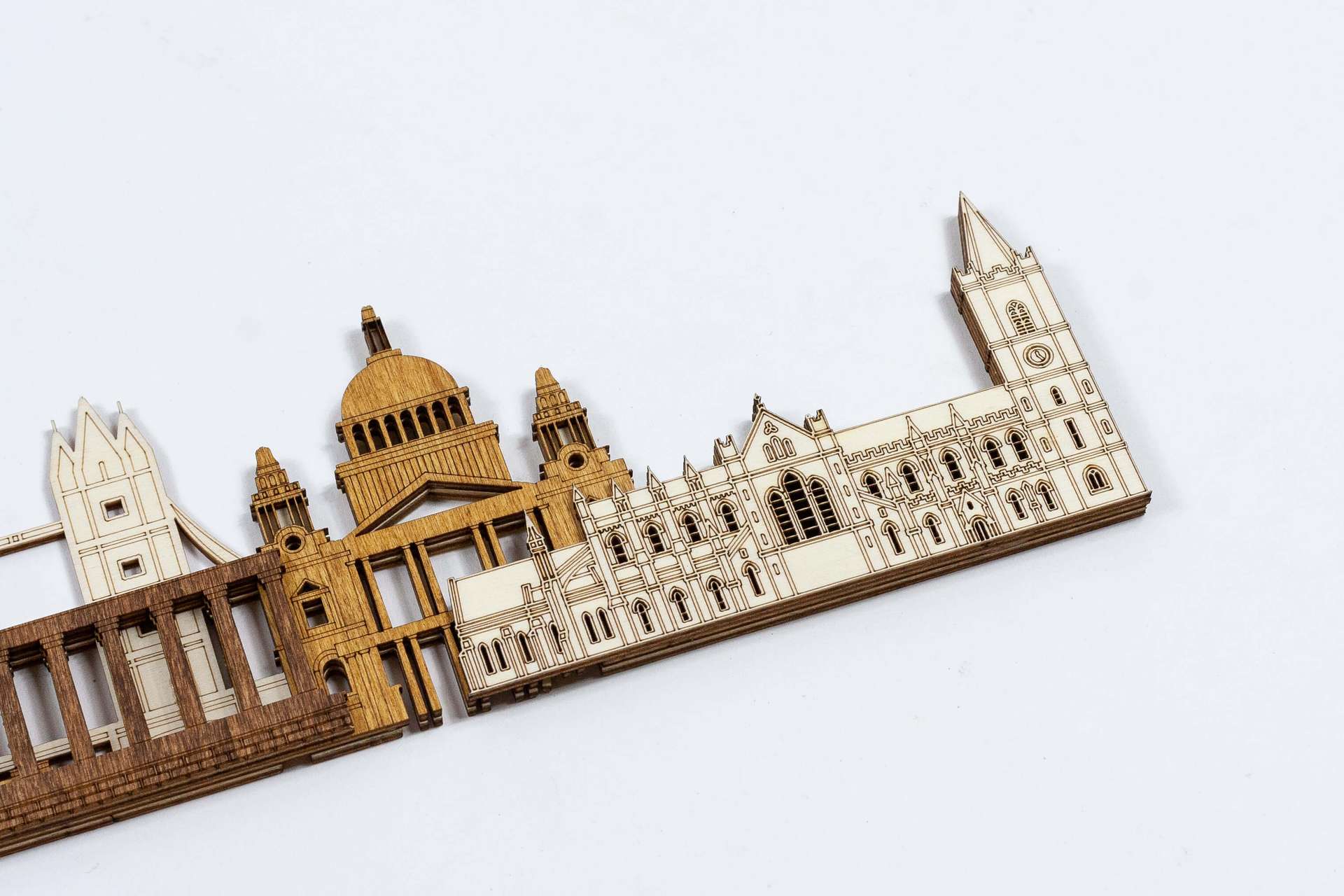 United Kingdom (British Isles + Ireland) Wooden Map