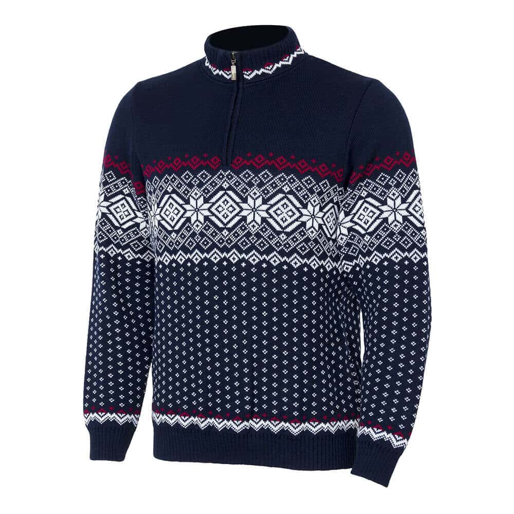 SportCool Men's sweater with Delicate Norwegian pattern (349)