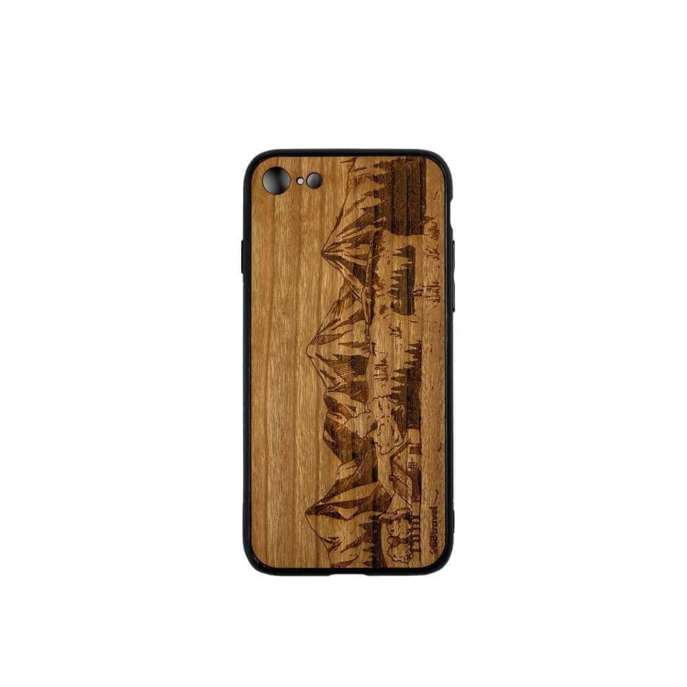 Mountains - Wooden Phone Case