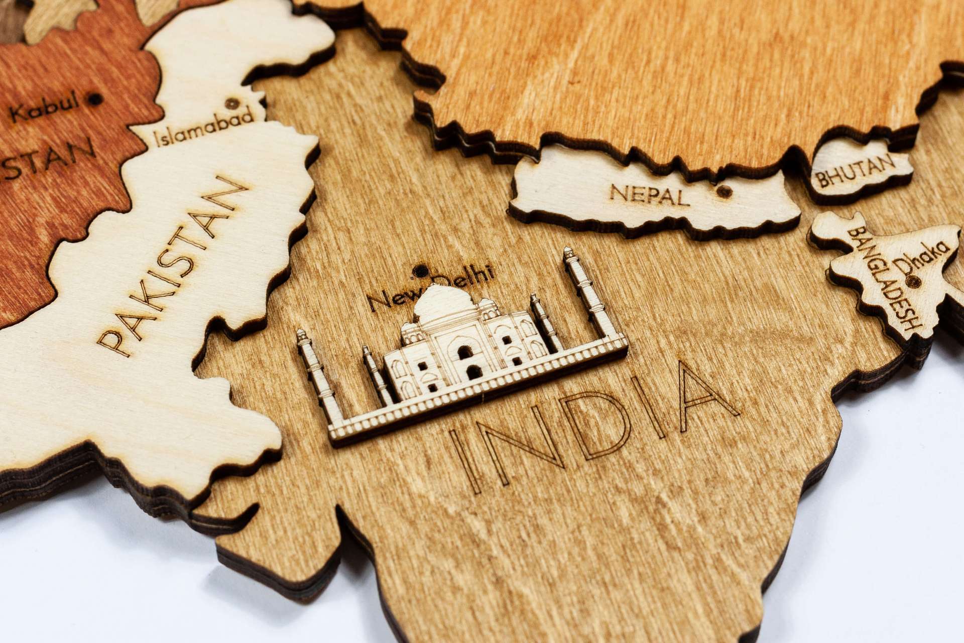Wooden Mini Landmarks (stickable)