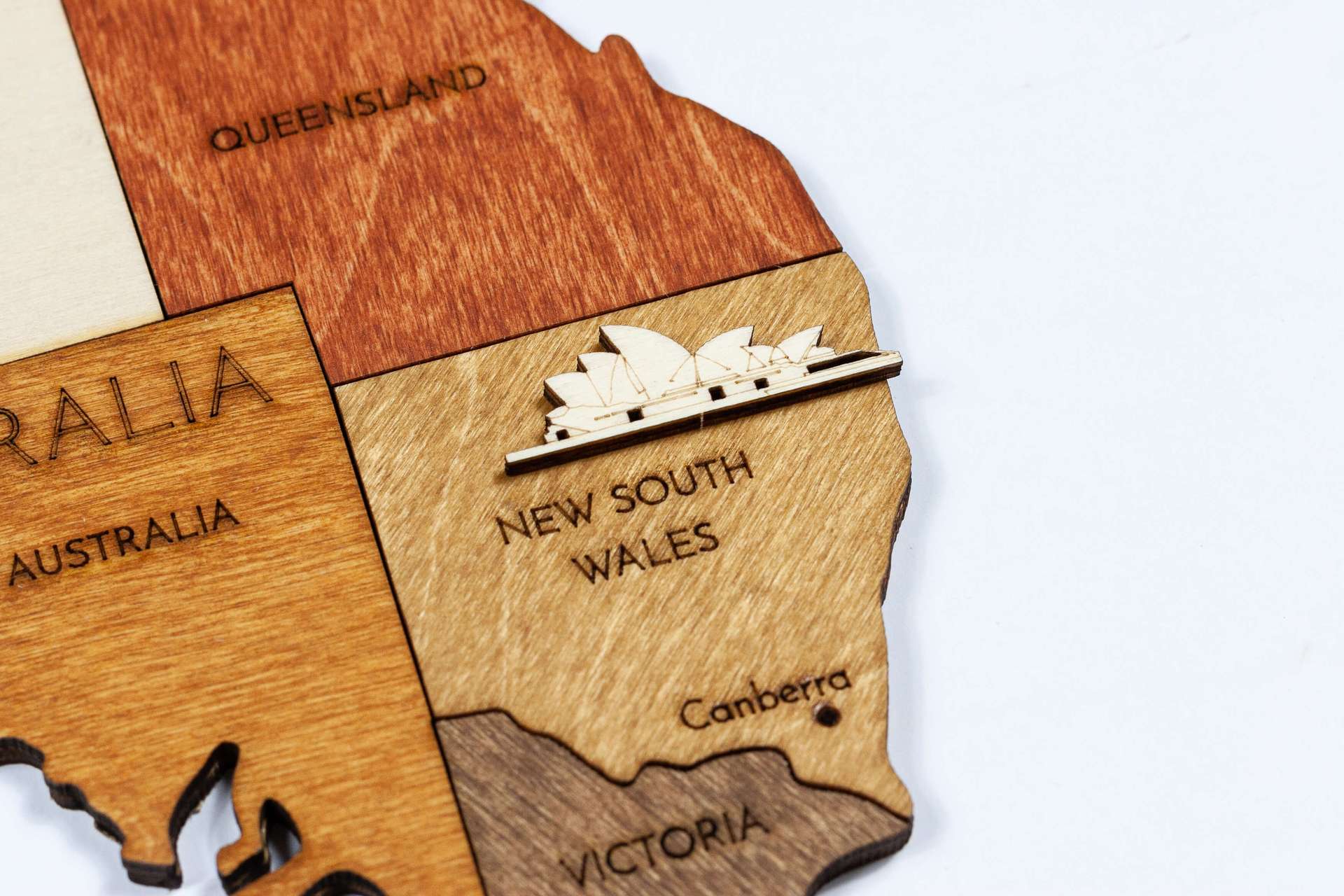 Wooden Mini Landmarks (stickable)