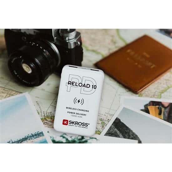 SKROSS DN56W-PD Reload 10 Wireless Qi PD, 10000mAh, USB A+C Powerbank
