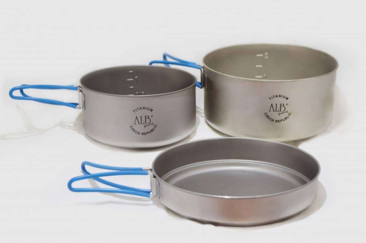 ALB TITAN BASIC Small Titanium Camping Set