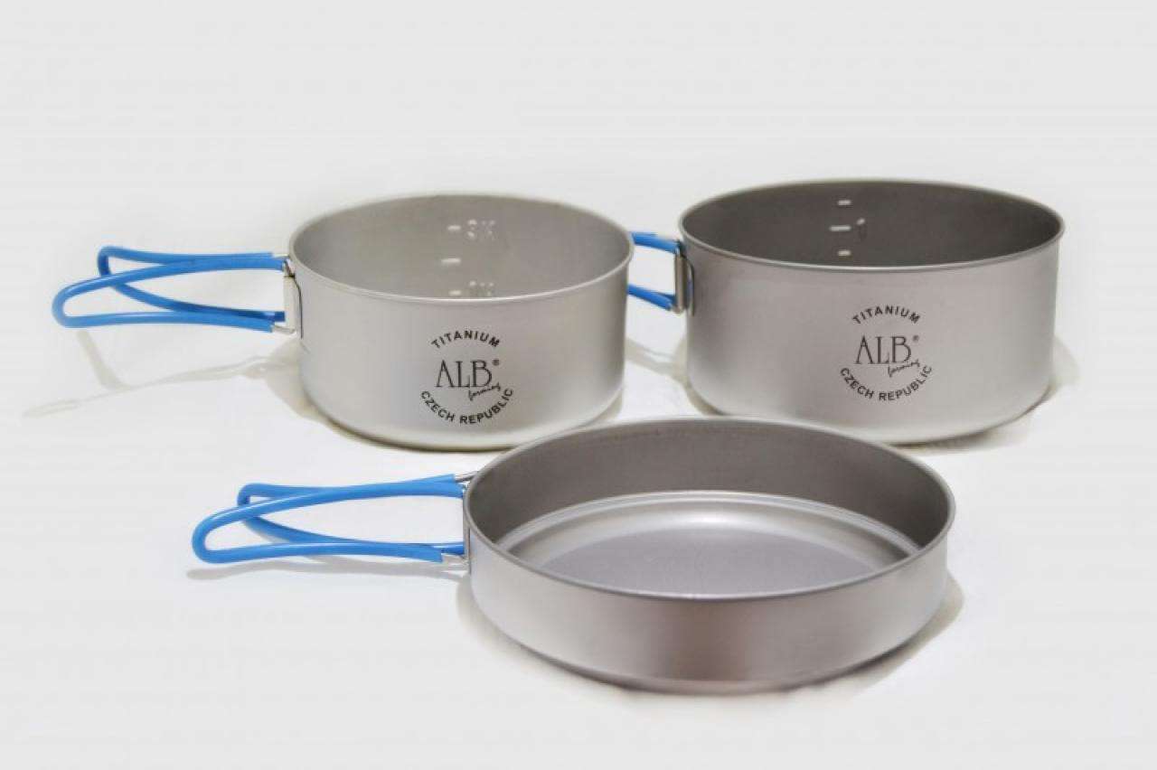 ALB TITAN BASIC Small Titanium Camping Set