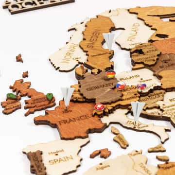 Wooden Map Accessories