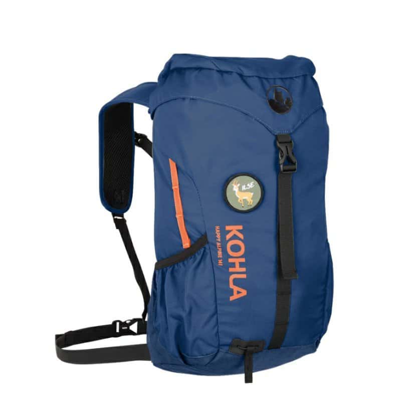 Kohla Happy Alpine 14l Kids Backpack Navy peony / red orange