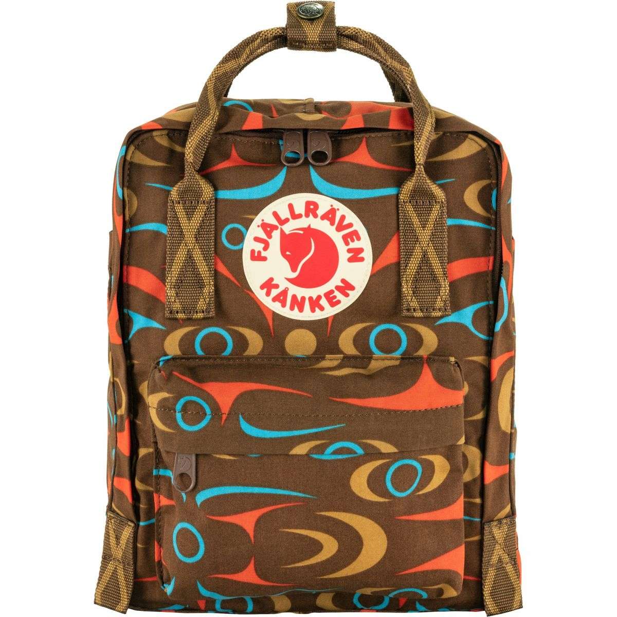 fjallraven re-kanken special edition mini backpack Red F23549-320  Sportique A special version of the Knken Mini Fjallraven Kanken Re-Kanken Mini Recycled