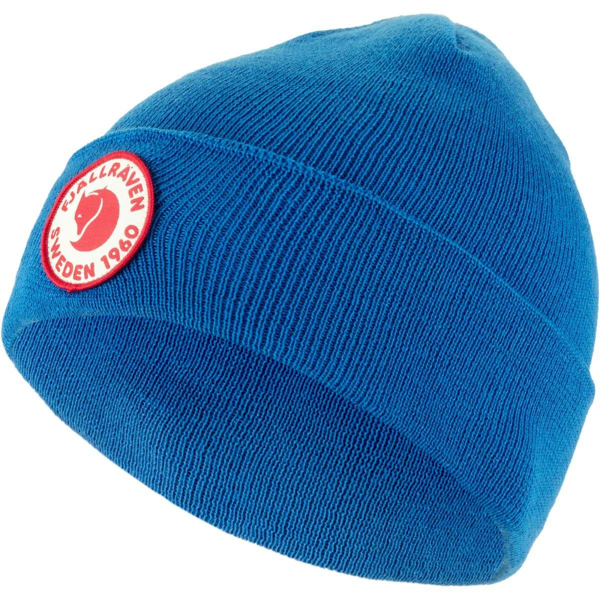 Fjallraven 1960 Logo Merino Wool Headband Alpine Blue Unisex NWT – Warm Rib Knit 1960 Lite Logo Hat main image 4