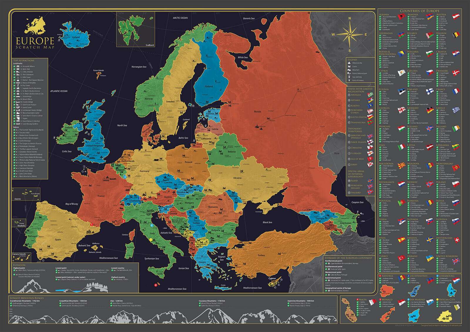 欧州版 EUR ユーロ版（ヨーロッパ） ポケットモンスター ブラック2 ヨーロッパの地図 | 68travel