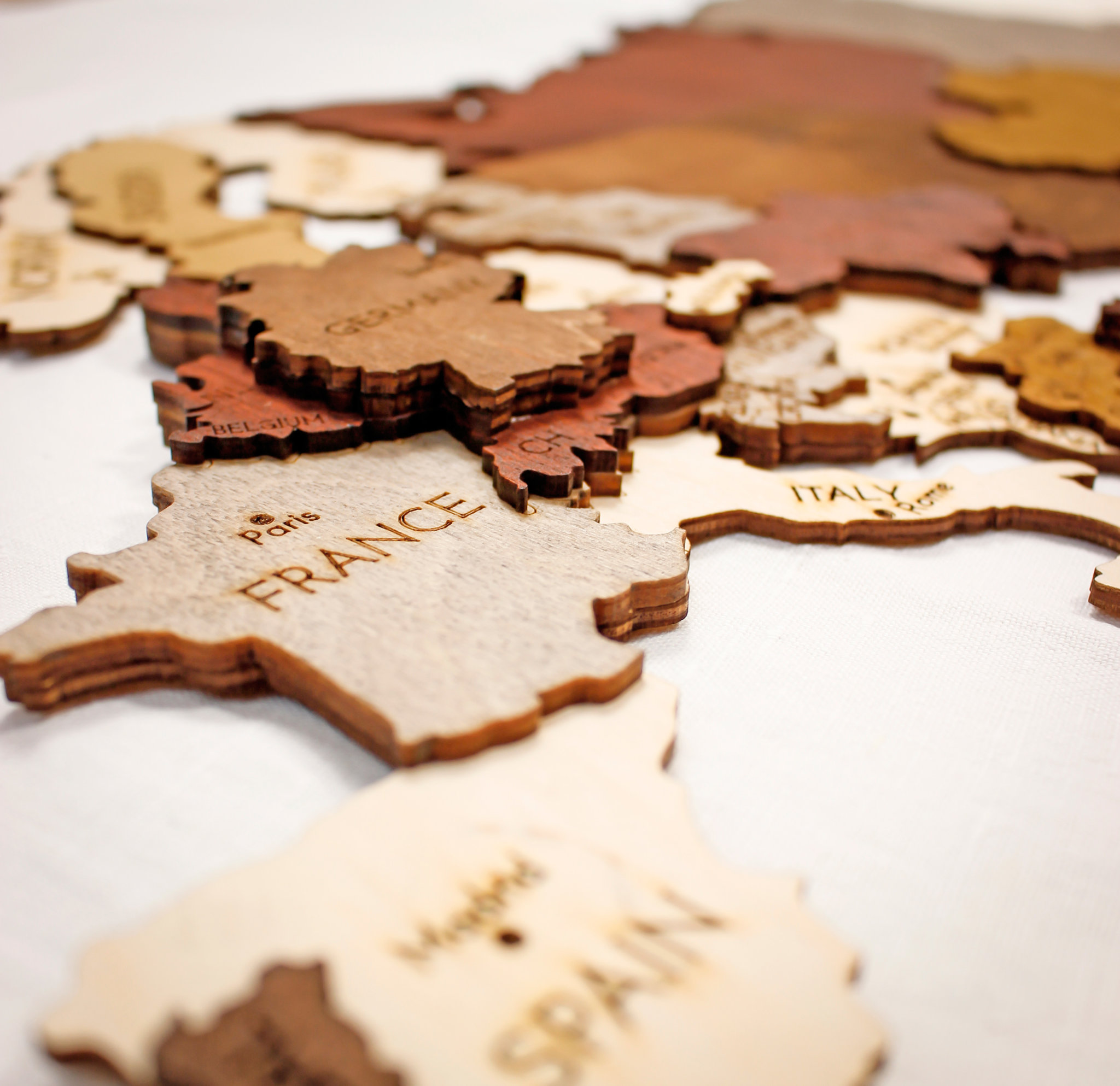 Wooden World Map Wall Decoration - 68travel